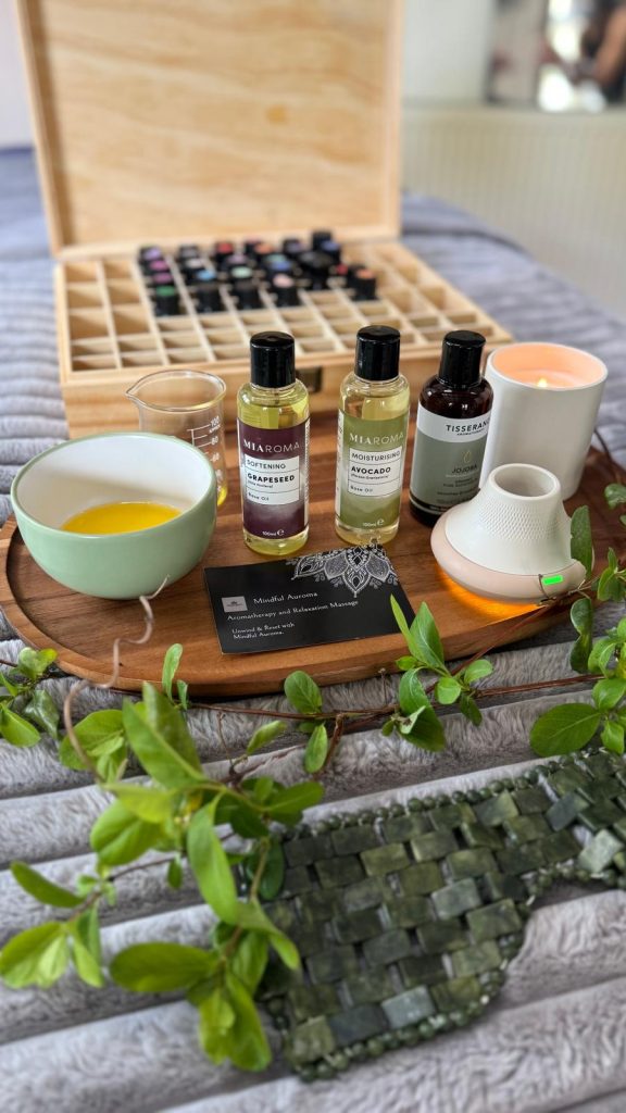 Massage therapy at The Great House mini spa Exmoor